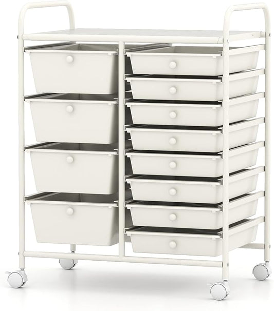 BECOMFORT 15-Drawer Rolling Cart by BECOMFORT