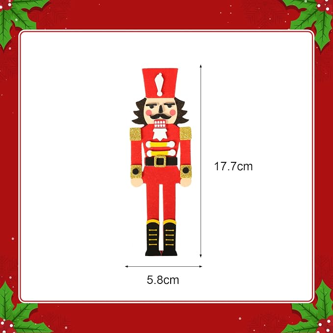 Fennoral 12 Pack Nutcracker Craft Kit - Image 7