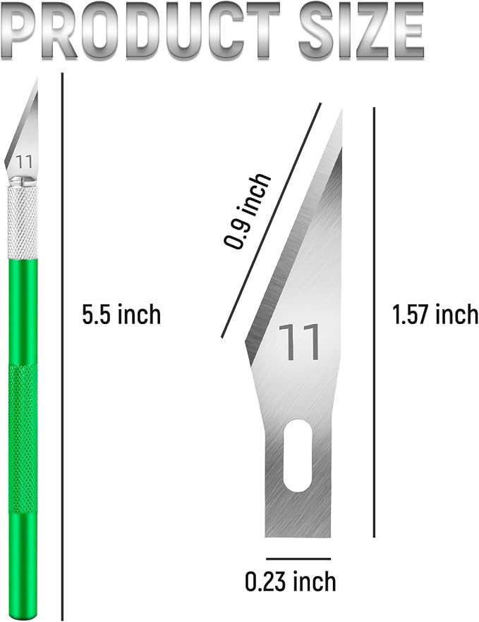 JETMORE Exacto Knife, 10 Pack Exacto Knife Set, Craft Knives - Image 6
