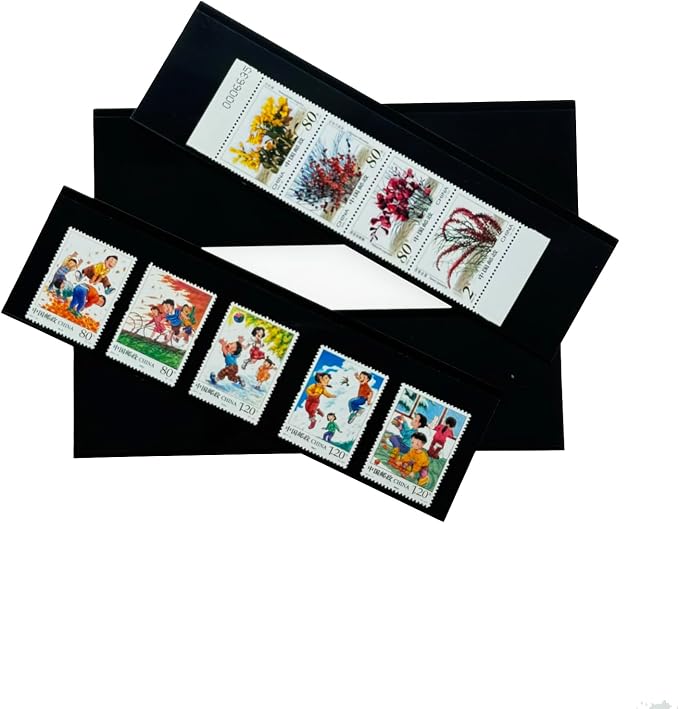 Philatelic Display Black Card Stamp Cover Stamp Collection Stamp Storage - Image 5