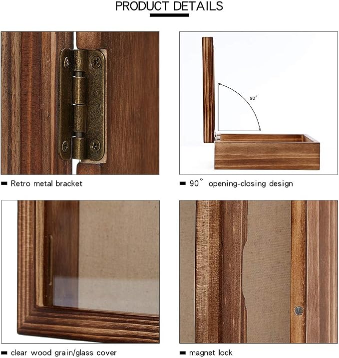 Freezing point Shadow Box Frame 8x12.5 Shadow Box Display Case - Image 5