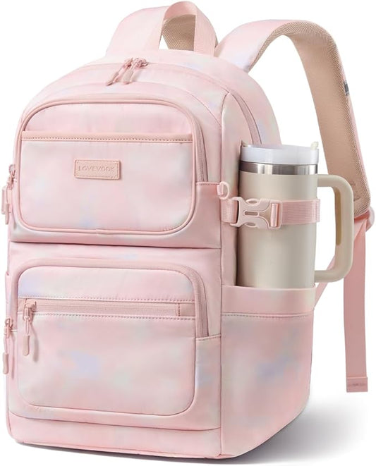 LOVEVOOK School Backpack for Teen Girls & College Students, Large Capacity by LOVEVOOK