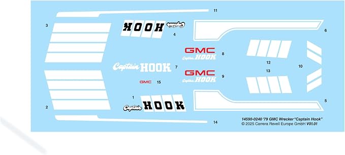 Revell 14590 1979 GMC Wrecker “Captain Hook” 1:25 Scale 57-Piece Skill Level 4 - Image 10
