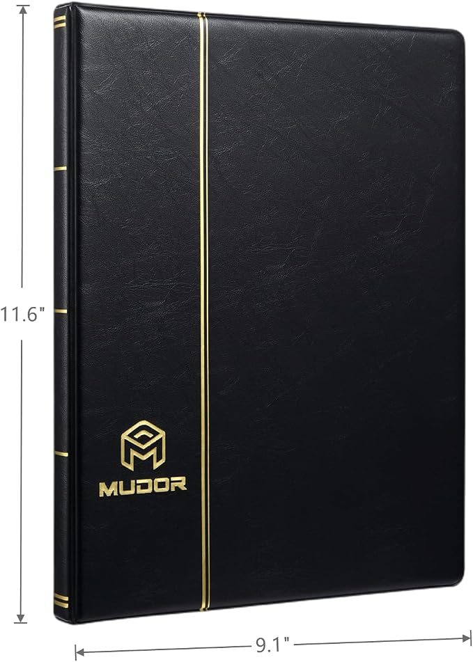 MUDOR 3 Rows Stamp Collection Book, Stamp Albums - Image 2