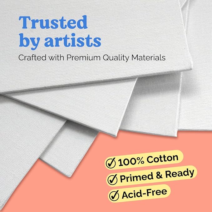 Chalkola Paint Canvases for Painting Multipack - Image 3