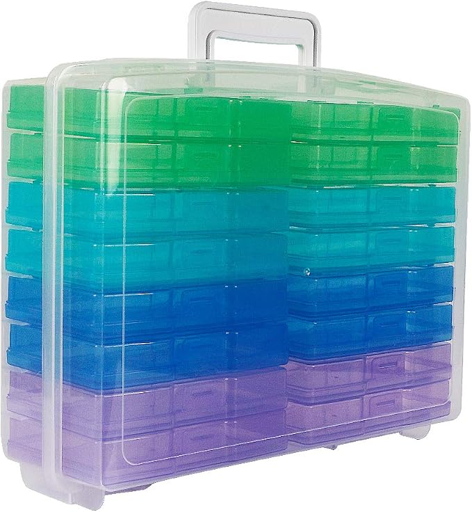 novelinks Photo Storage Box and 16 Inner 4" x 6" Photo Storage Containers | - Image 6