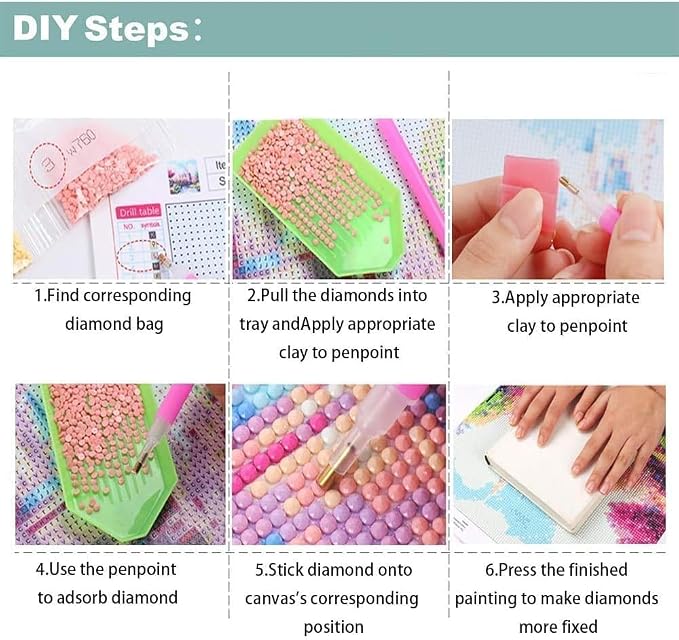 EIBEILI Cat Diamond Art Kits for Adults-Diamond Painting Kits Wall Decor | - Image 7