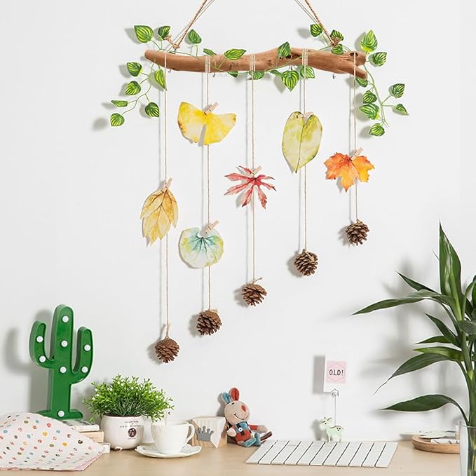 15Inch Driftwood Wall Hanging Jewelry Organizer - Image 6
