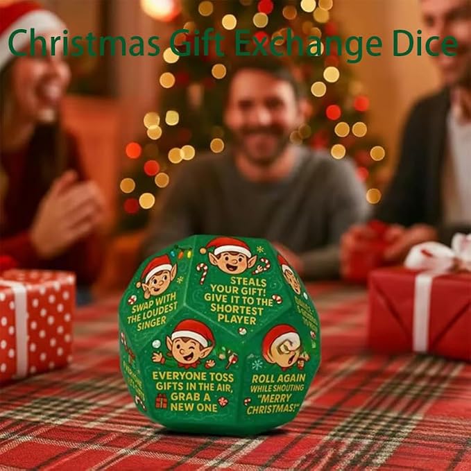 Hilarious Exchange Party Game Dice, Exchange Gifts Family Game, Christmas - Image 5