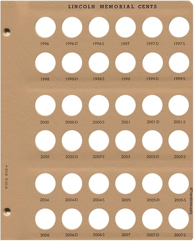 Dansco US Lincoln Cent with Proof Coin Storage Album 1909 - Image 9