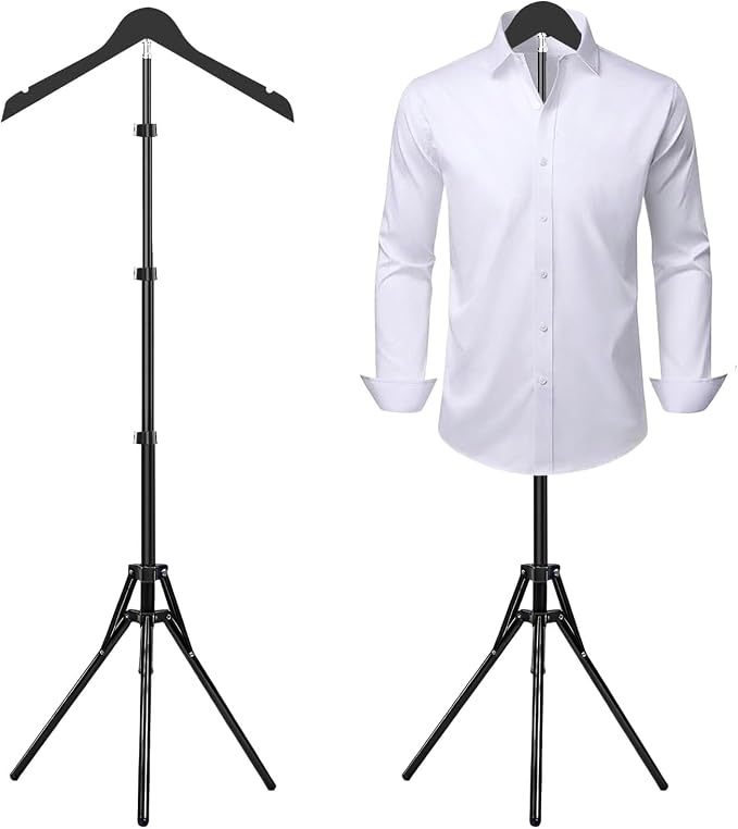 Adjustable Shirt Display Stand 32-63 Inch, Foldable Clothing Display Stand by Unknown