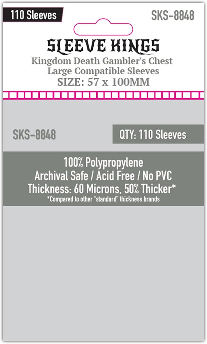 Sleeve Kings Standard Card Sleeves – 110 Count, Large Size, Compatible by SleeveKings