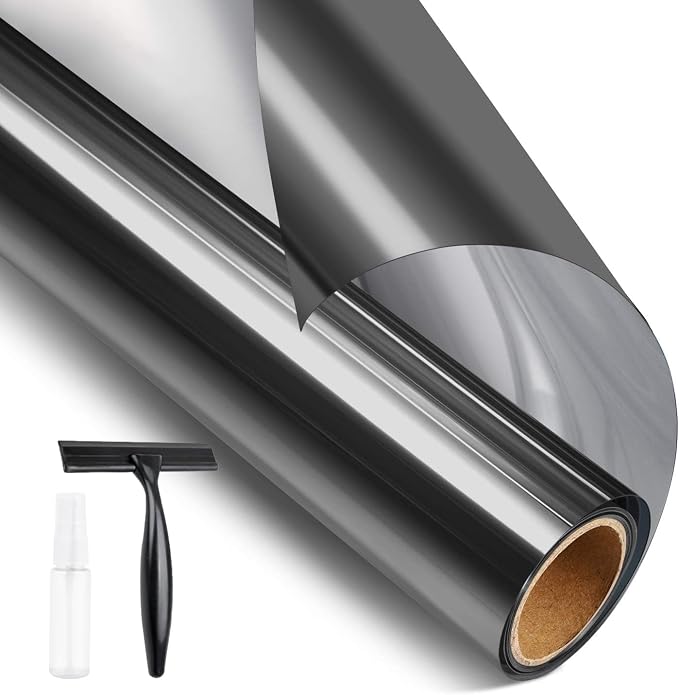 STATINT Reflective Window Film Privacy One Way Window Tint Heat Control Sun UV by STATINTWINDOWFILMS
