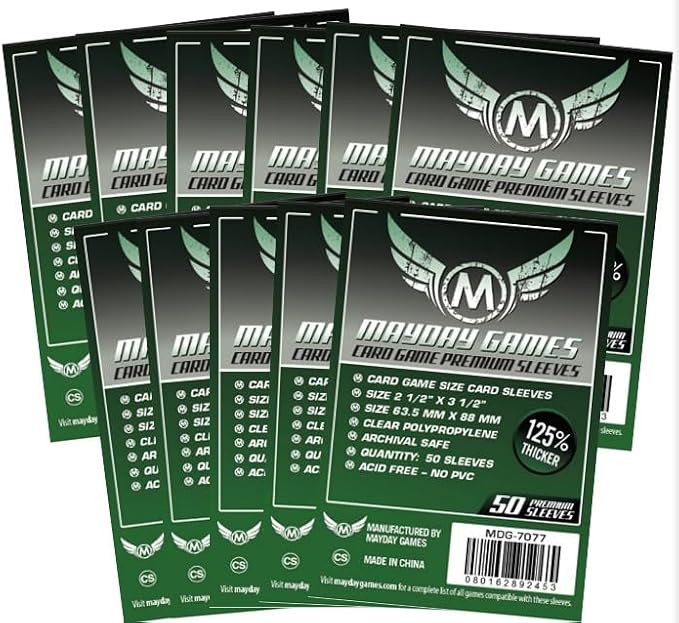 Mayday Games Earthborne Rangers -Premium Compatible Card Sleeve Bundle by MAYDAYGAMES