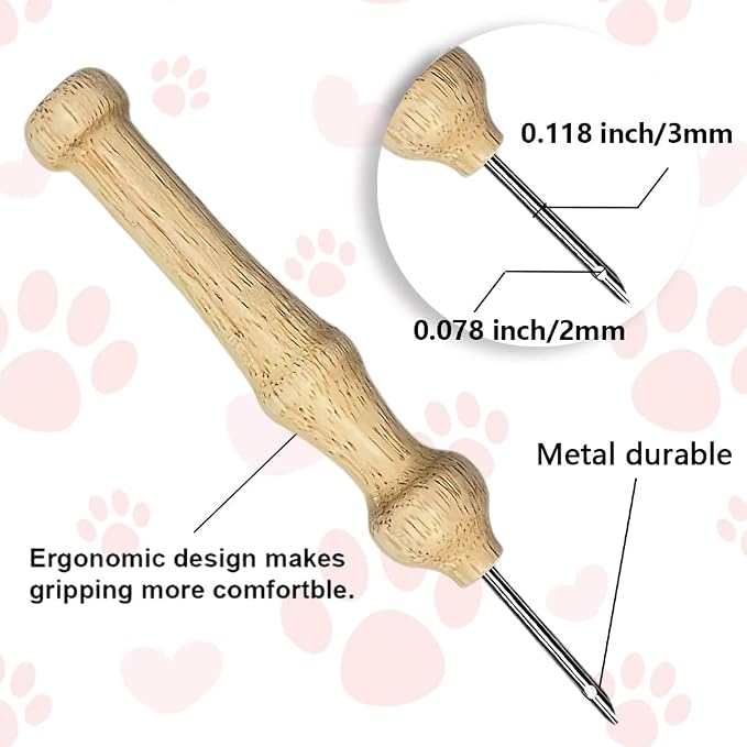 BEUNITONE Dog Punch Needle Kit for Beginners, Animals Starter Embroidery Kits - Image 3