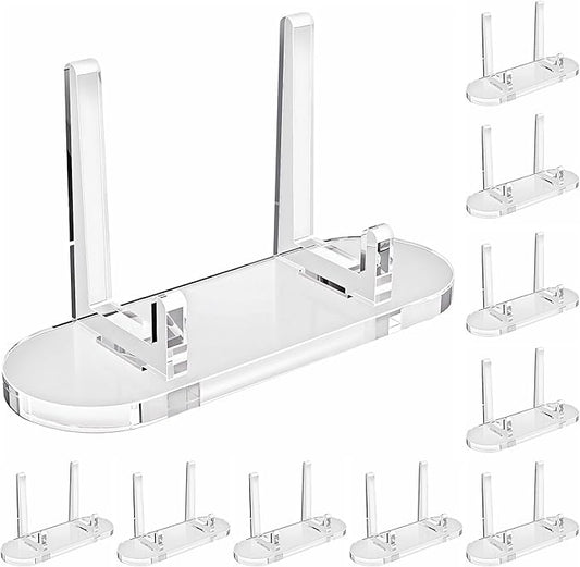 tutata Acrylic Trading Card Display Stand, 10 Pack Clear Card Stands, Card by TUTATA