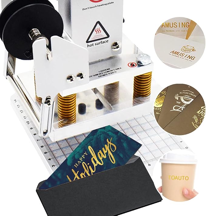 Upgraded Hot Foil Stamping Machine 10x13cm Leather Bronzing Pressure Mark - Image 3