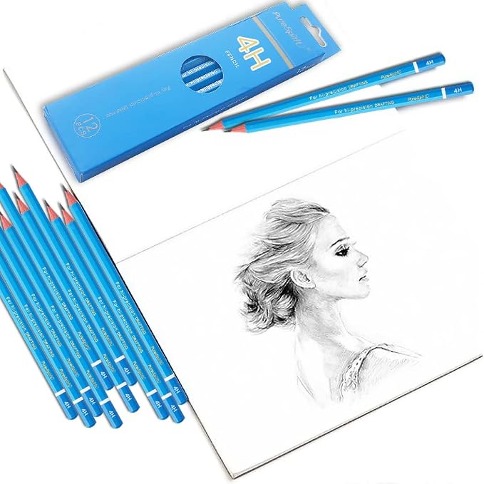 Sketch Pencils for Drawing 4H, Sketching & Doodling | Graphite Pencil for - Image 5