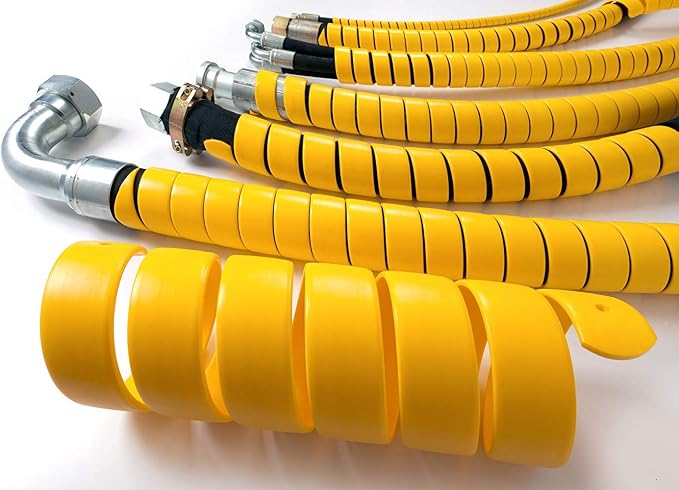 Electriduct 3/8 Inch Heavy Duty Spiral Wrap HDPE Flexible Plastic Cable Sleeve - Image 7