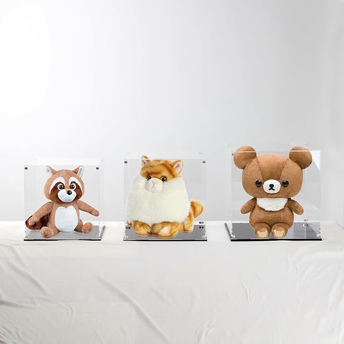 11 Inch Acrylic Display Case for Collectibles, Cube Acrylic Box for - Image 4