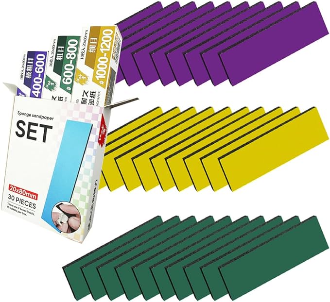 stedi Sanding Sponge for Model Gundam Building, 400-1200 Grit | Hobby Model by Stedi