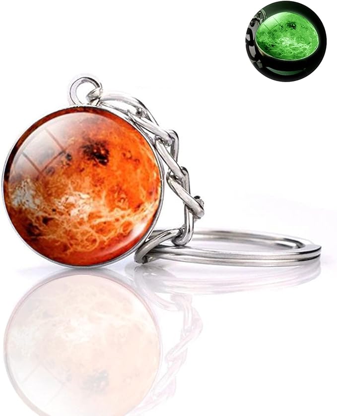 JWPavilion Solar System Planet keychain Accessories Pendant Glow In The Dark by JWPavilion