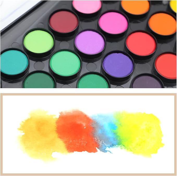 Artecho 48 Colors Watercolor Paint Set - Image 4