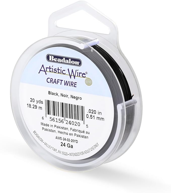 Artistic Wire, 24 Gauge Tarnish Resistant Colored Copper Craft Wire, 20 yd by Unknown