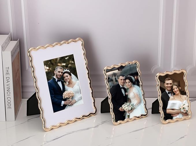 Gold 10x12'' Heavy-Duty Zinc Alloy Picture Frames - Image 6