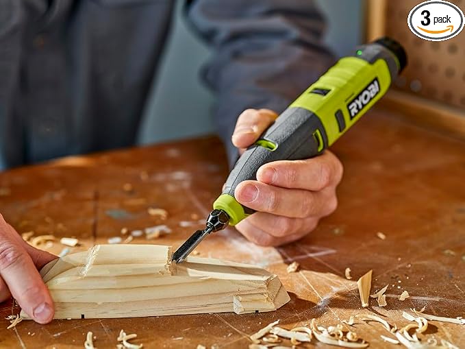 RYOBI USB Lithium Power Carver Wood Carving Kit by RYOBI