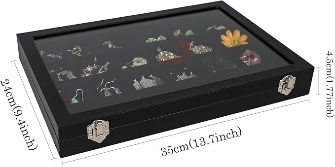 Wudygirl Earring Organizer 24 Grid Jewelry Organizer - Image 6
