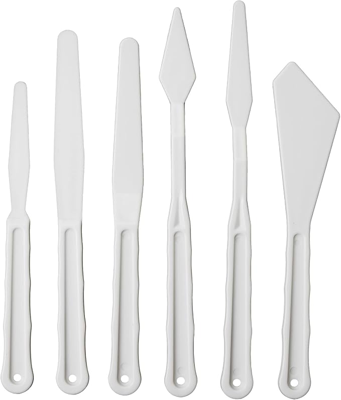 Bright Creations Plastic Paint Palette Knife Set Bulk - Image 2