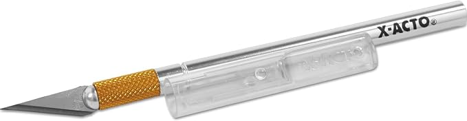 X-ACTO #1 Z-Series Precision Utility Knife, Aluminum Handle, Includes Safety Cap - Image 2