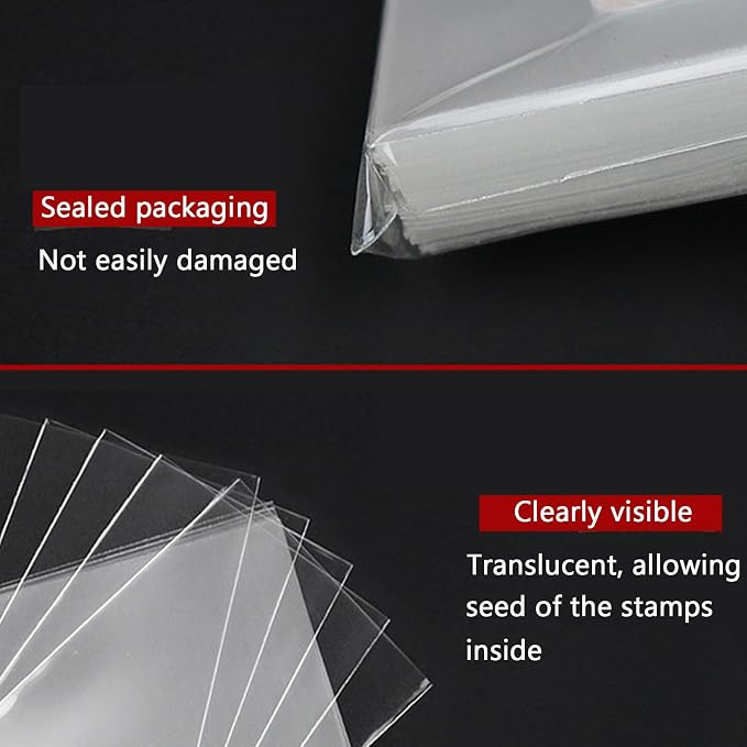 MSJ OPP Stamp Protection Bags 8 Models, Each 100 Pcs, Toal 800 Pcs - Image 5