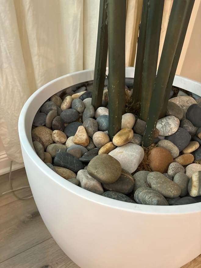 FANTIAN 10 lbs River Rocks, 1-2 Inch Natural Pebbles - Image 7