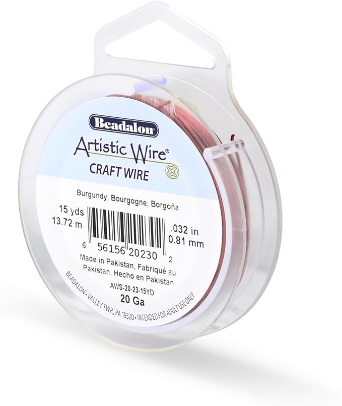 Artistic Wire, 20 Gauge / .81 mm Tarnish Resistant Colored Copper Craft Wire by Unknown
