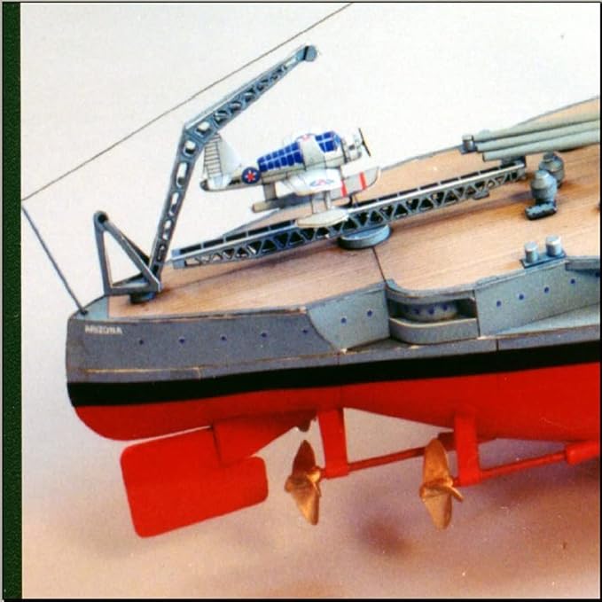 DAGIJIRD 1/250 Scale USS Arizona BB-39 Battleship Paper Model Set Ship Paper - Image 2