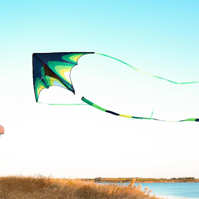 Kite, Large Delta Kites for Kids and Adults, Durable Multifunctional Beach Kite - Image 7