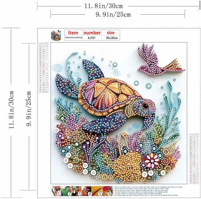 ZQEATRY Sea Turtle Diamond Painting Kits - Image 6