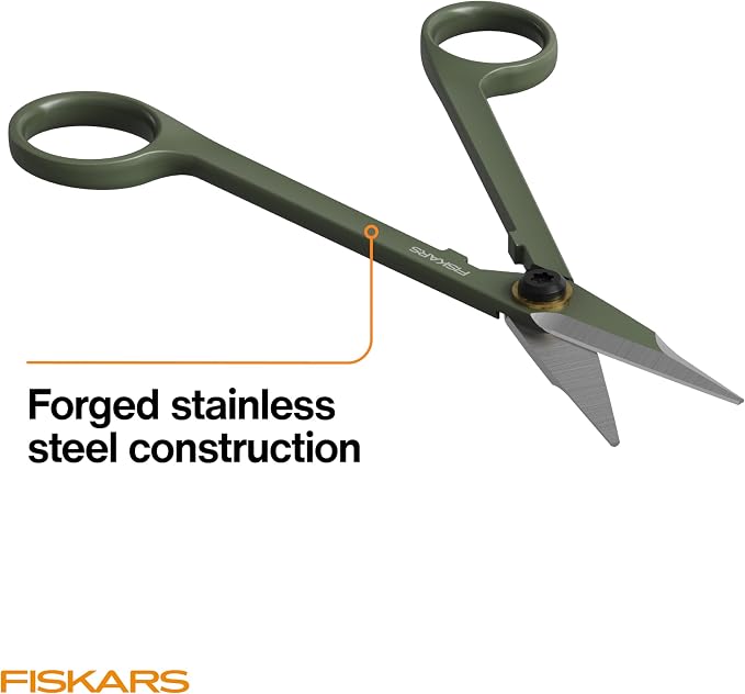 Fiskars Plant Detailer Snips & Holder, Precision Indoor Gardening Tool - Image 8
