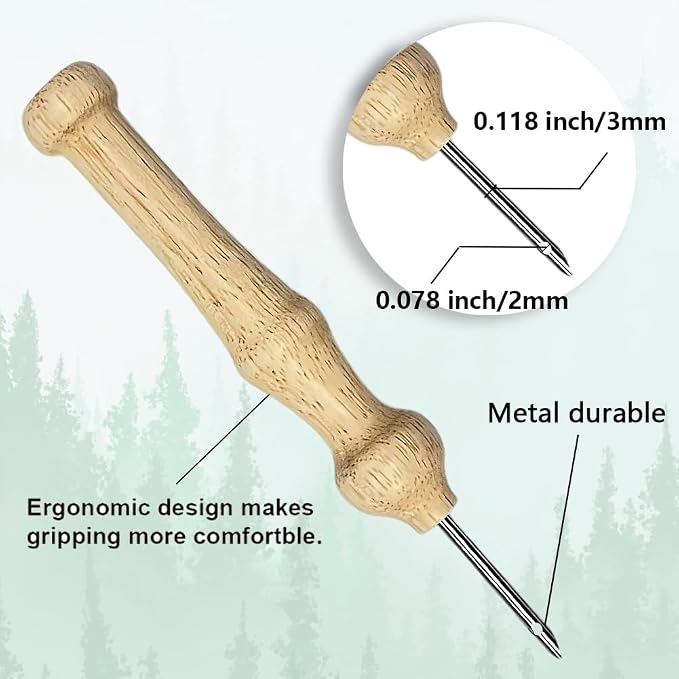 BEUNITONE Bear and Nature Style Punch Needle Kit - Image 3