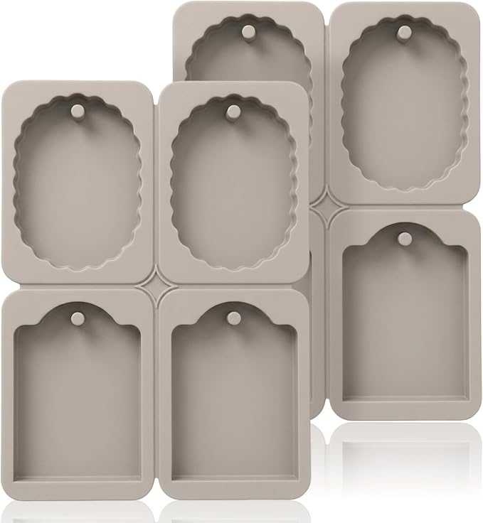 2Pcs Epoxy Resin Molds Resin Keychain Molds Silicone Mold by Unknown