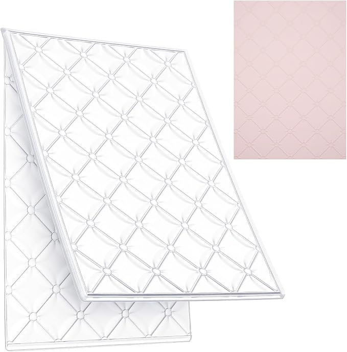 Tufted 3D Embossing Folder for Card Making, Paper Crafting, DIY Crafts and by Unknown