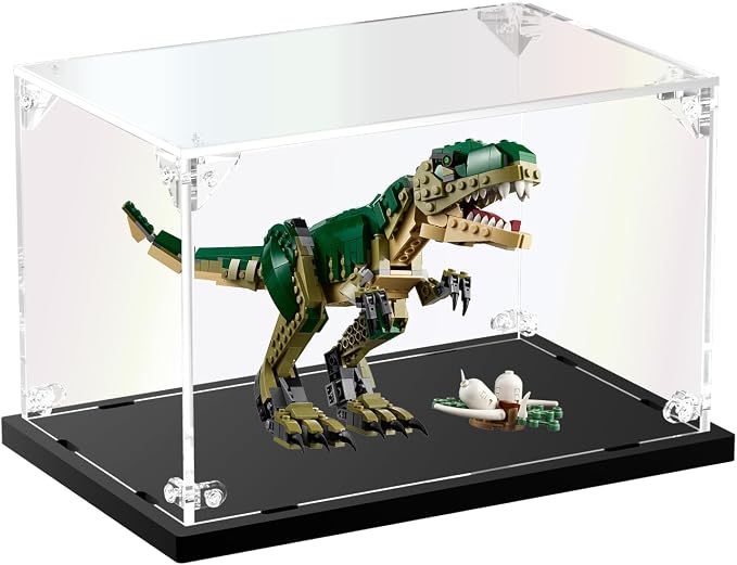 Clear Acrylic Display Case, Self-Assemble Showcase by dofopo