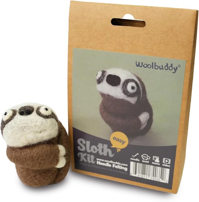 Woolbuddy Needle Felting Kit for Beginner Adults, Starter Set - Image 2