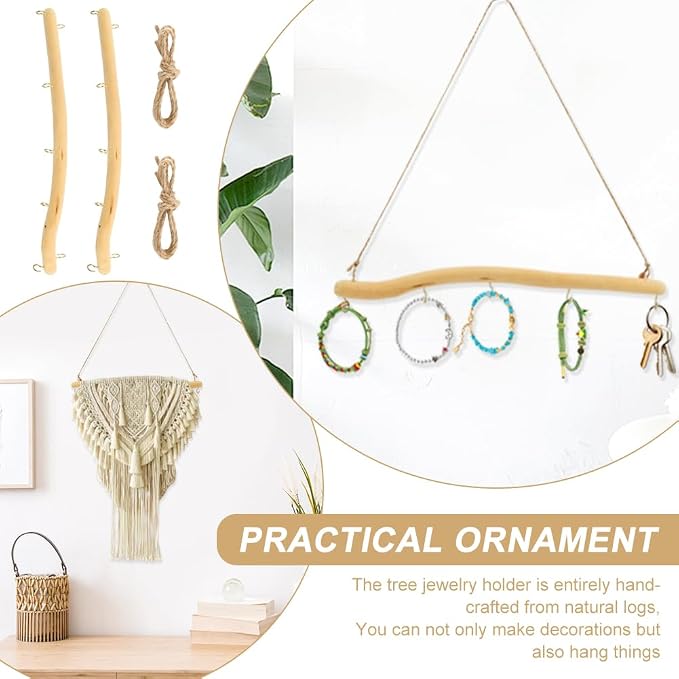2Pcs 15 Inch Driftwood for Crafts Natural Driftwood Decorative Branches - Image 7