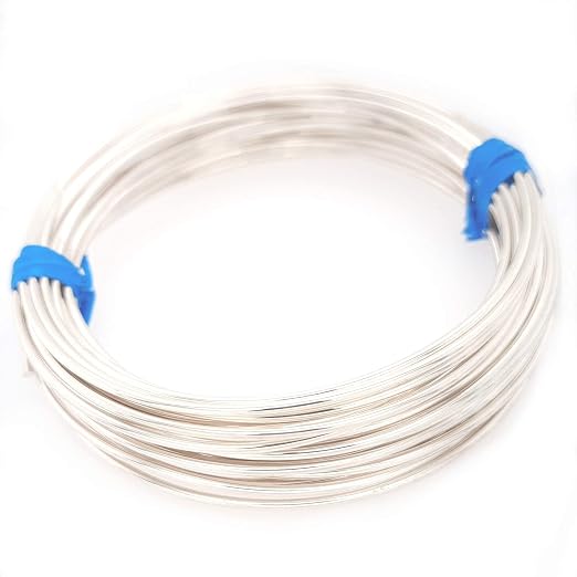 CRAFT WIRE 20 Gauge, 925 Sterling Silver Wire Half Hard Made in USA - 10FT | - Image 5