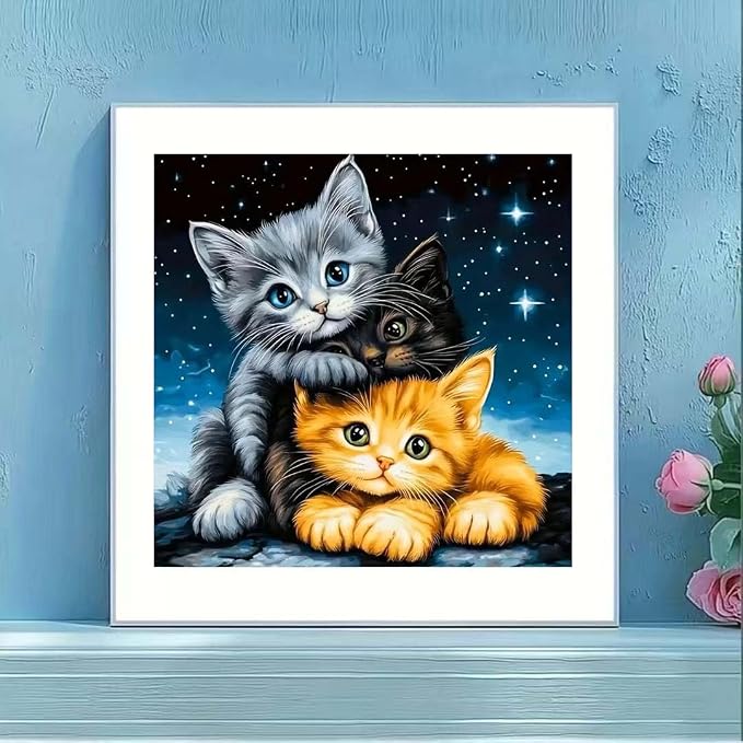 OJTOYART Starry Cat Diamond Art Kits - Image 3