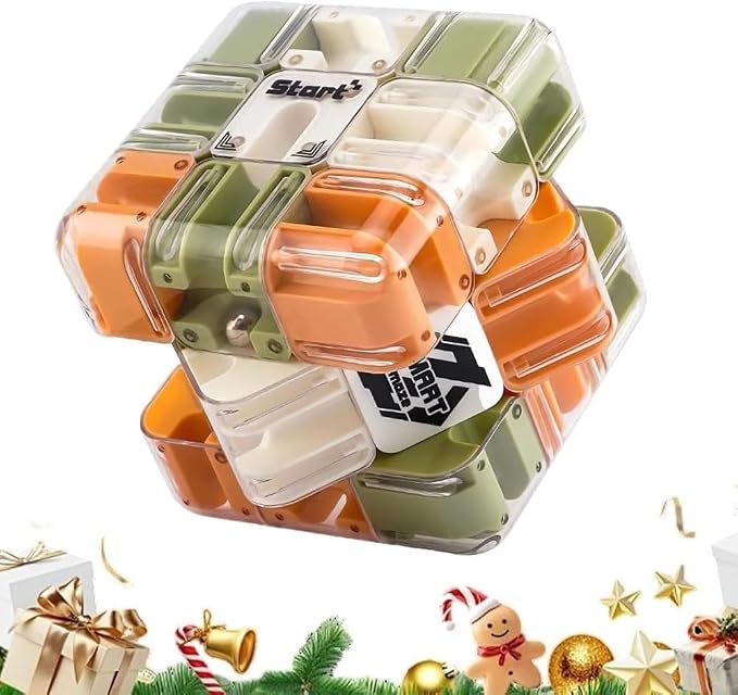 Maze Ball Puzzle for Adults, Immersive 3D Labyrinth Cube for Logic & Focus by SHATGYI