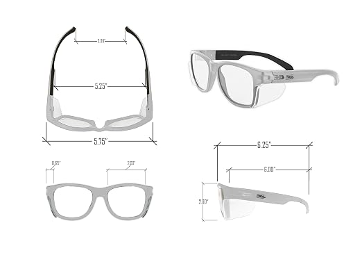MAGID Y50 Safety Glasses for Construction | White Frame — 72-Pack, ANSI Z87.1+ - Image 7